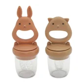 Smoczki do butelek - Smoczek Konges Sløjd do podawania owoców zestaw 2 smoczków - miniaturka - grafika 1