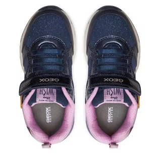 Buty dla dziewczynek - Sneakersy Geox J Spaceclub Girl J458VA 0ANAJ CF48Q S Navy/Lavender - grafika 1