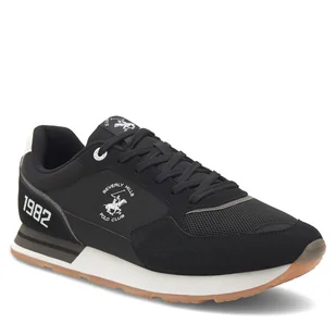 Sneakersy Beverly Hills Polo Club MILO-01 Czarny - Półbuty męskie - miniaturka - grafika 1