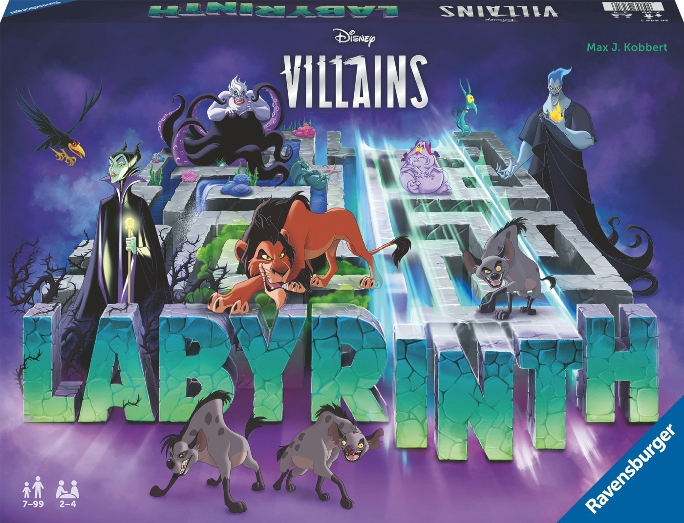 Ravensburger Gra planszowa Labyrinth: Villains edycja skandynawska