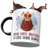 Kubki - Kubek Czarny Dla Bratanka Urodziny na Prezent z Nadrukiem ze Zdjęciem + Opakowanie na prezent (wzór 02) - miniaturka - grafika 1