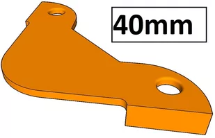 Szablon wzornik do frezowania narożników - R=40mm - Frezy - miniaturka - grafika 1