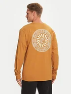 Koszulki męskie - Quiksilver Longsleeve Bloom Cycle EQYZT07707 Brązowy Regular Fit - miniaturka - grafika 1