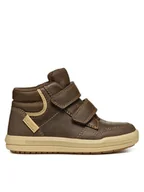 Buty dla chłopców - Geox Sneakersy J Arzach Boy J364AB 0MEFU C6244 D Brązowy - miniaturka - grafika 1