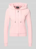 Bluzy damskie - Bluza rozpinana z wyhaftowanym logo model ‘ROBERTSON’ - miniaturka - grafika 1