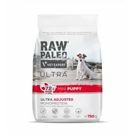 Sucha karma dla psów - Raw Paleo Ultra Beef Mini Puppy 0,75 kg - miniaturka - grafika 1