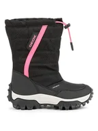 Kozaki damskie - Geox Kozaki zimowe "Himalaya" w kolorze czarnym - miniaturka - grafika 1