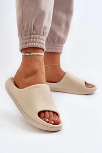 Lekkie Klapki Damskie Big Star NN274A040 Beżowe-36 - Klapki i japonki damskie - miniaturka - grafika 1