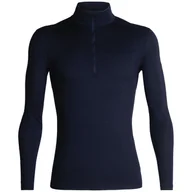 Bluzy sportowe męskie - Męska bluza Icebreaker M 200 Oasis LS Half Zip Rozmiar: L / Kolor: ciemnoniebieski - miniaturka - grafika 1