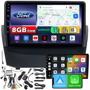 Radio samochodowe NCS ZQ9 Ford Fiesta Mk7 2009-2017 nawigacja 8GB LTE - Radia samochodowe - miniaturka - grafika 1
