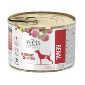 Mokra karma dla psów - 4vets Renal pies 185g - miniaturka - grafika 1