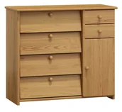 Szafki na buty - Szafka na buty sosnowa nr12 olcha - miniaturka - grafika 1