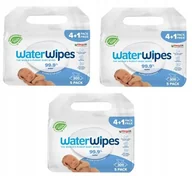 Chusteczki nawilżane - WATERWIPES DELIKATNE CHUSTECZKI NAWILŻANE 15 x 60 = 900 SZTUK WATER WIPES - miniaturka - grafika 1