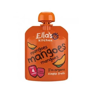 Ella'S Kitchen Bio Mango Przekąska, 70G - Koncentraty warzywne, przeciery - miniaturka - grafika 1