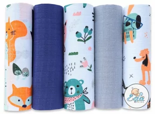 Ega Pieluchy Kolorowe Tetrowe Wielorazowe 70x80 5-PAK Zestaw nr 12 7411 - Pieluchy Ega Pieluchy Kolorowe Tetrowe Wielorazowe 70x80 5-PAK Zestaw nr 12 7411 - Pieluchy - miniaturka - grafika 1