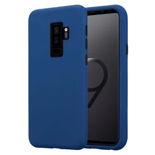 Pokrowiec Do Samsung Galaxy S9 PLUS Etui w CIEMNO NIEBIESKI Hard Case Cover Obudowa Hybrid Cadorabo - Etui i futerały do telefonów - miniaturka - grafika 1