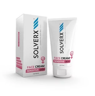 Solverx Solverx Sensitive Skin Face Cream krem do twarzy do skóry wrażliwej 50 ml - Kremy do twarzy - miniaturka - grafika 1
