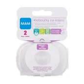 Akcesoria do karmienia - MAM Nipple Shields L wkładki do biustonosza 2 szt dla kobiet - miniaturka - grafika 1