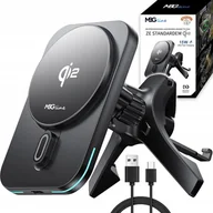 Ładowarki samochodowe - UCHWYT SAMOCHODOWY NA TELEFON MagSafe QI2 ŁADOWARKA BEZPRZEWODOWA do iPhone - miniaturka - grafika 1
