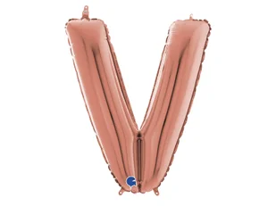 Balon foliowy litera V różowe złoto - 66 cm - 1 szt. - Balony i akcesoria Balon foliowy litera V różowe złoto - 66 cm - 1 szt. - Balony i akcesoria - miniaturka - grafika 1