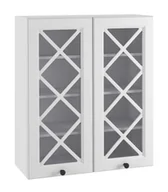 Meble kuchenne - Bristol Witryna Wisząca Wysoka G2V-80-H92 Biały Mat - miniaturka - grafika 1