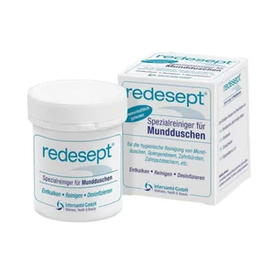 REDESEPT - Profesjonalny środek do dezynfekcji, usuwania kamienia i czyszczenia irygatorów 150g - Produkty na nieświeży oddech - miniaturka - grafika 2