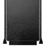 Akcesoria do tabletów i e-booków - folia naklejka skórka strukturalna na TYŁ+BOKI do Apple iPad Pro 11 (2021) - Plaster Miodu Czarny - apgo SKINS - miniaturka - grafika 1