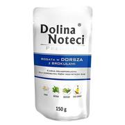 Mokra karma dla psów - Dolina Noteci Premium Dorsz z brokułami 150g 43682-uniw - miniaturka - grafika 1