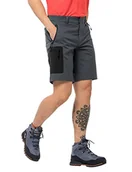 Spodenki męskie - Jack Wolfskin Jack Wolfskin Active Track szorty męskie szary Dark Iron 48 1503791 - miniaturka - grafika 1