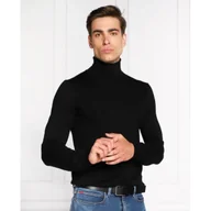 Swetry męskie - HUGO Wełniany golf San Thomas-M | Regular Fit - miniaturka - grafika 1