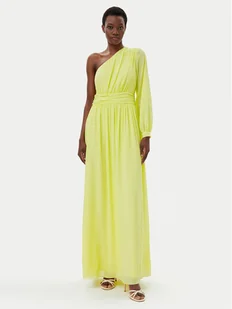 Rinascimento Sukienka wieczorowa CFC0123856003 Żółty Regular Fit - Sukienki - miniaturka - grafika 1