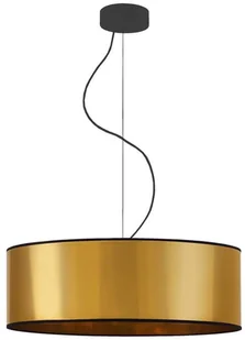 Złota lampa wisząca do salonu HAJFA MIRROR fi - 50 cm - Lampy sufitowe - miniaturka - grafika 1