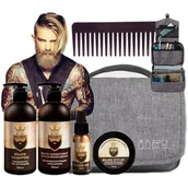 Kosmetyki i akcesoria do pielęgnacji brody - By My Beard zestaw do pielęgnacji brody wąsów + kosmetyczka - miniaturka - grafika 1