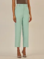 Spodnie damskie - APART Spodnie chino w kolorze miętowym - miniaturka - grafika 1