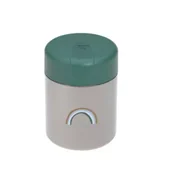 Lunch boxy - Lassig Pojemnik - termos obiadowy Happy Rascals Smile sky blue 315 ml - miniaturka - grafika 1