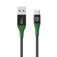 Kable USB - Microconnect MC-SMART USB-A-C-01 kabel USB USB 2.0 1 m USB A USB C Czarny, Zielony - miniaturka - grafika 1