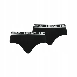 HEAD MAJTKI MĘSKIE SLIPY BRIEF 2P BLACK r.S - Majtki męskie - miniaturka - grafika 1