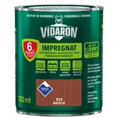 Farby i impregnaty do drewna - VIDARON Impregnat Powłokotwórczy Ochronno-Dekoracyjny Orzech V25 0,7 l - miniaturka - grafika 1