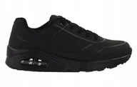Buty sportowe damskie - Buty młodzieżowe Skechers Uno-stand 403674L-BBK niskie czarne 37,5 - miniaturka - grafika 1