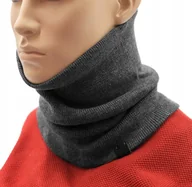 Apaszki i szaliki męskie - Komin męski damski dwuwarstwowy ciepły BASIC - miniaturka - grafika 1