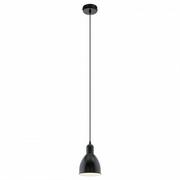 Lampy sufitowe - Eglo Lampa wisząca PRIDDY 49464 czarny - miniaturka - grafika 1