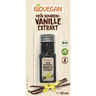 Dodatki do ciast w proszku - Biovegan Ekstrakt z wanilii bourbon bezglutenowy 20 ml Bio - miniaturka - grafika 1