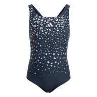 Stroje kąpielowe dla dziewczynek - Kostium kąpielowy Glitter V-back Swimsuit Kids - miniaturka - grafika 1