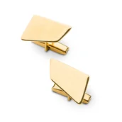 Spinki do mankietów i krawatów - Spinki Męskie Do Mankietów - Złote Skrzydełka - miniaturka - grafika 1