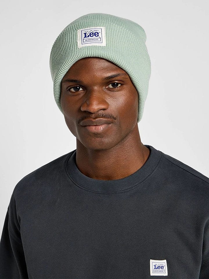 Lee Czapka w kolorze miętowym