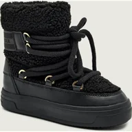 Śniegowce damskie - Tommy Hilfiger Śniegowce FAUX shearling - miniaturka - grafika 1