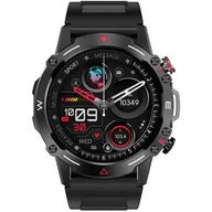 Smartwatch - Veltori VT110-1 Czarny Pasek Silikonowy - miniaturka - grafika 1