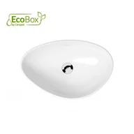 Umywalki - CERSANIT K116-052-ECO E-PACK UMYWALKA NABLATOWA MODUO 55 NIEREGULARNA BOX - miniaturka - grafika 1