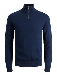 Jack & Jones Sweter "Emil" w kolorze granatowym - Swetry męskie - miniaturka - grafika 1