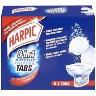 Harpic 3in1 Active Tabs 8szt 200g - Środki do WC - miniaturka - grafika 1
